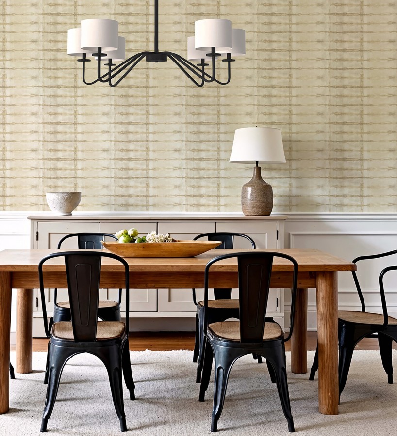 Papel pintado estilo shibori tonos ocre  Sora Shibori 683915