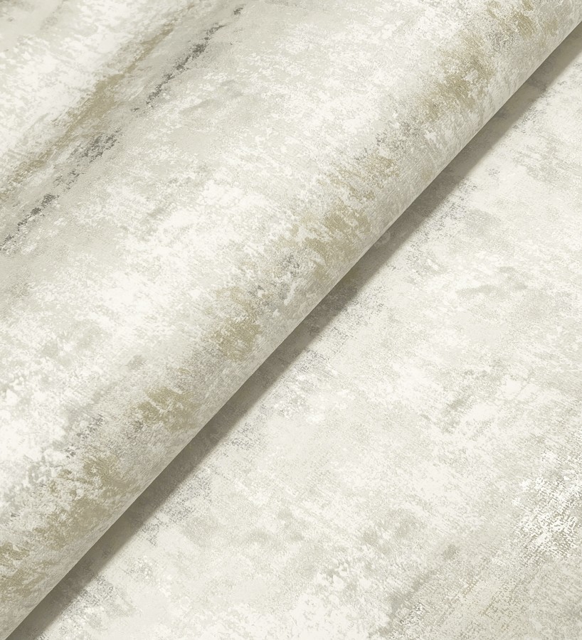 Papel pintado efecto cemento pátina artesanal tonos neutros  Nolan Strata 683916