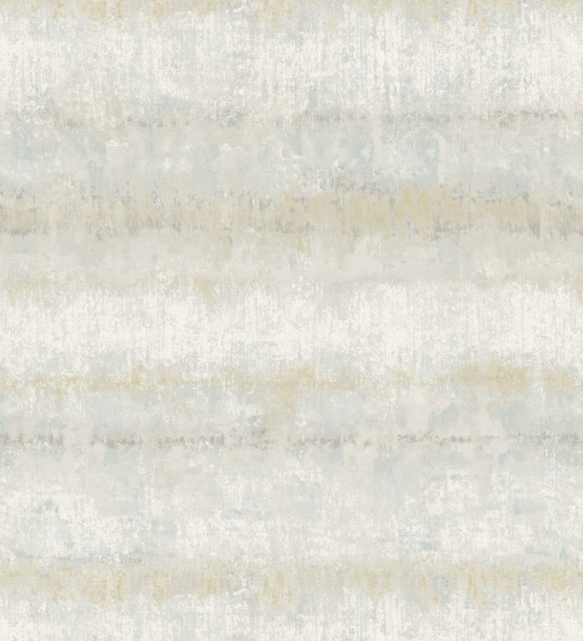 Papel pintado efecto cemento pátina artesanal tonos verde claro y arena  Nolan Strata 683917