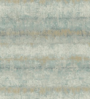 Papel pintado efecto cemento pátina artesanal tonos verde agua Nolan Strata 683918