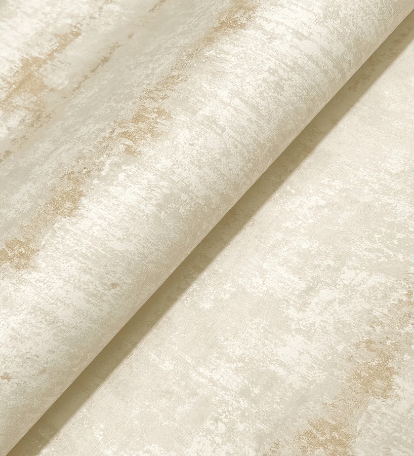 Papel pintado efecto cemento pátina artesanal tonos ocre y arena  Nolan Strata 683919