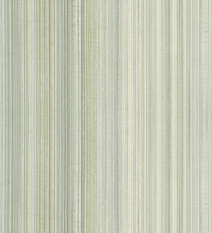 Papel pintado efecto lino rayas naturales en relieve tonos verdes  Amper Ribbed 683931