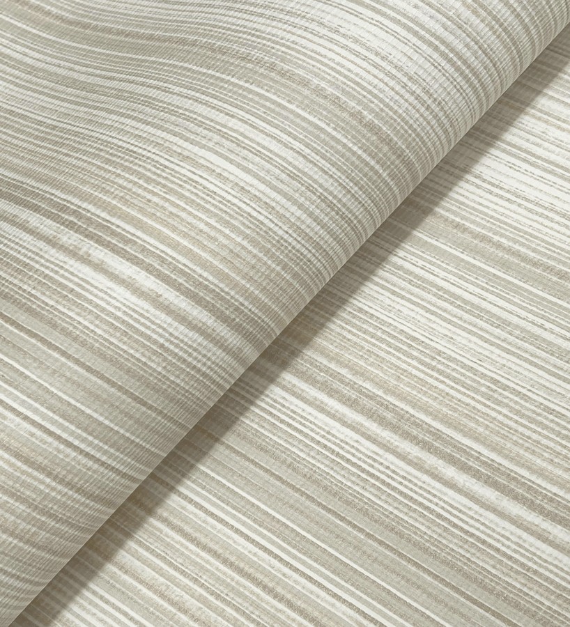 Papel pintado efecto lino rayas naturales en relieve tonos neutros  Amper Ribbed 683932