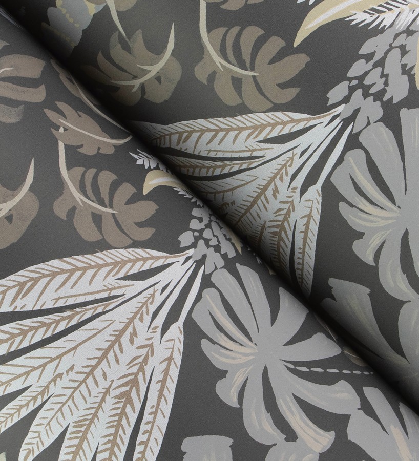 Papel pintado prestigioso tapiz botánico efecto óleo  Indra Exotic 683941