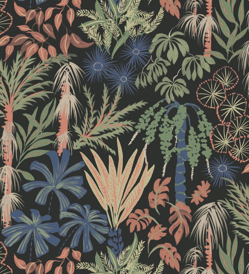 Papel pintado prestigioso tapiz botánico efecto óleo  Indra Exotic 683943