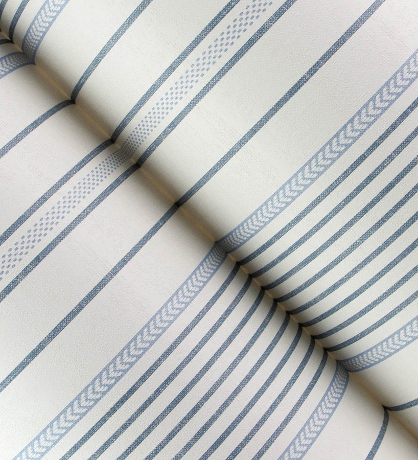 Papel pintado rayas de sastre tonos verdes y textura textil  Victoria Regal 683944