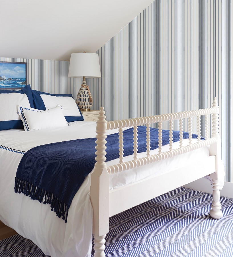 Papel pintado rayas de sastre tonos verdes y textura textil  Victoria Regal 683944