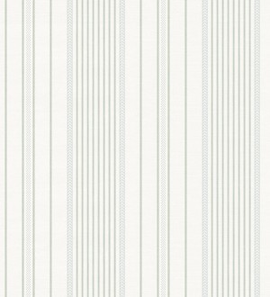 Papel pintado rayas de sastre tonos verdes y textura textil Victoria Regal 683945