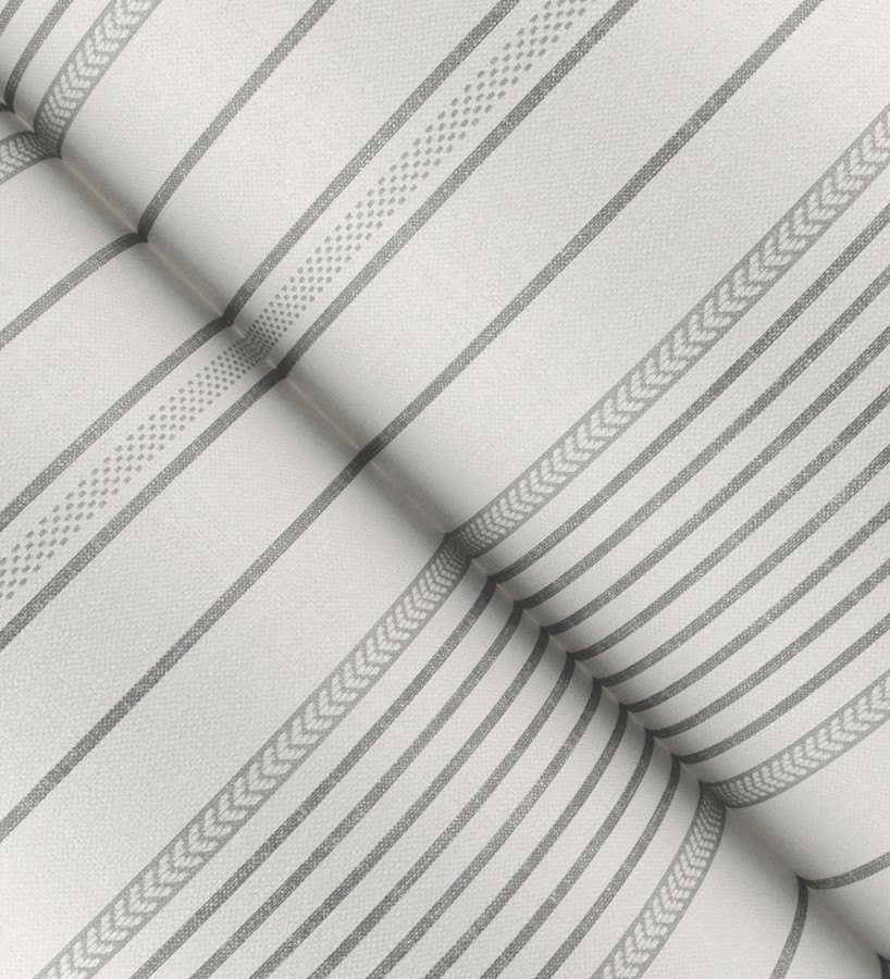 Papel pintado rayas de sastre tonos grises y textura textil  Victoria Regal 683946