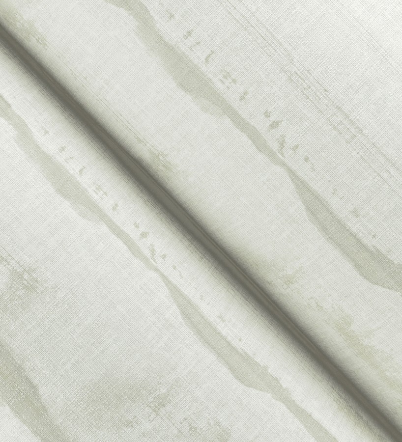 Papel pintado de rayas horizontales de acuarela beige sobre lienzo  Bering Horizon 683977