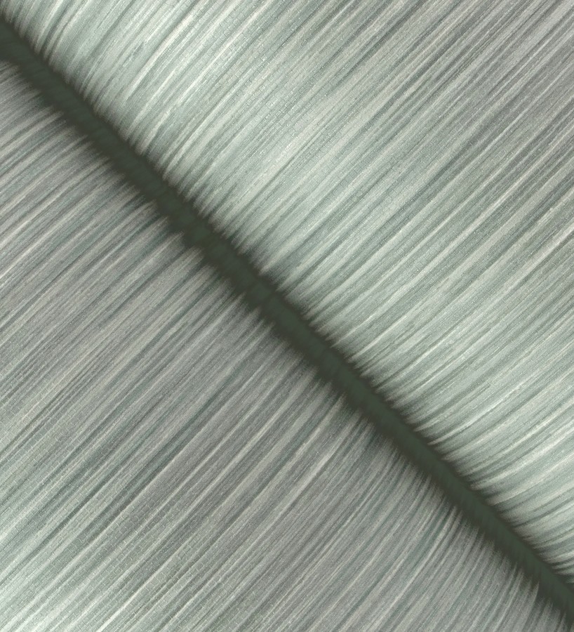 Papel pintado de plieges textil iluminado fondo nácar tonos verdes  Silas Streaks 683982