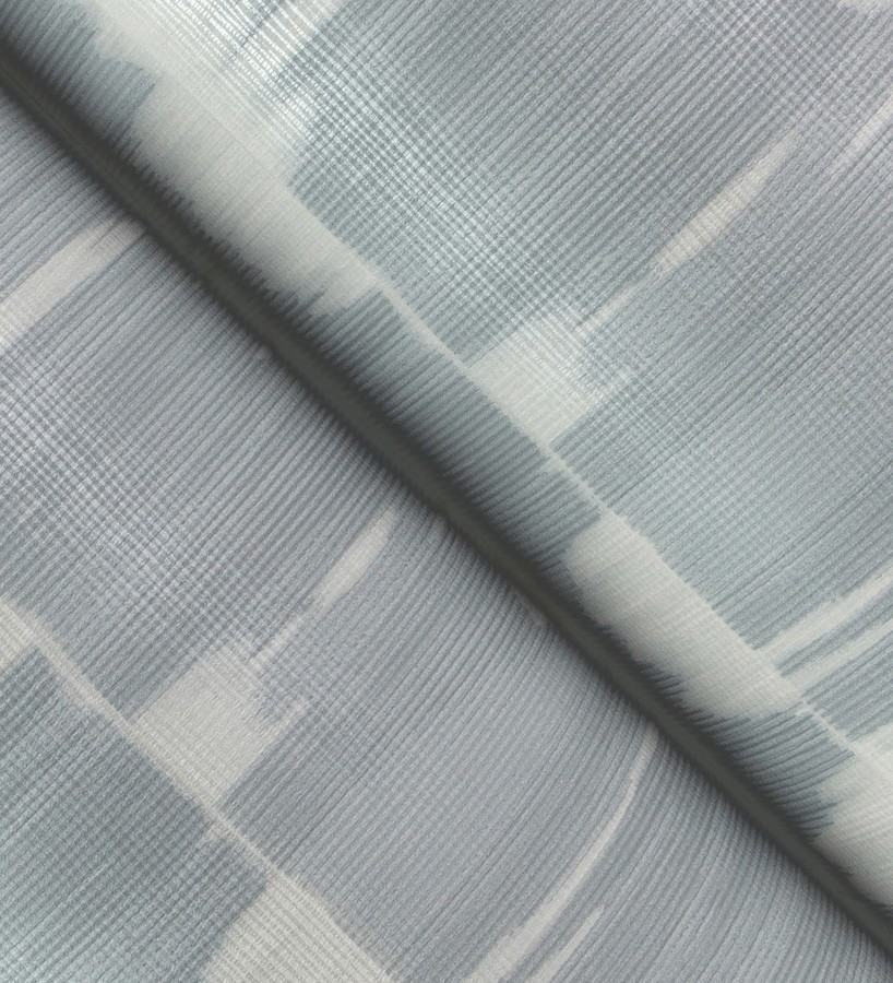 Papel pintado esencia de telar azul plomo estilo wabi sabi  Kira Ikat 683985