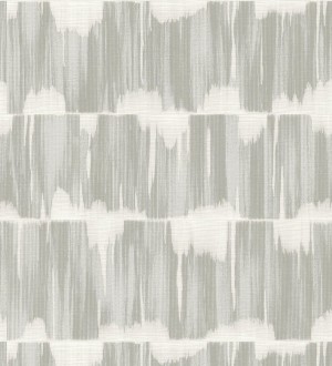 Papel pintado esencia de telar gris cálido estilo wabi sabi Kira Ikat 683986