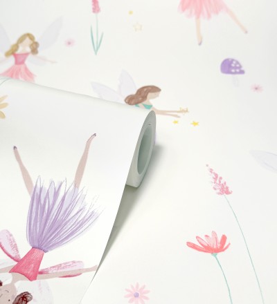 Papel pintado de hadas bailarinas en tonos suave Valentina Dancing 684069