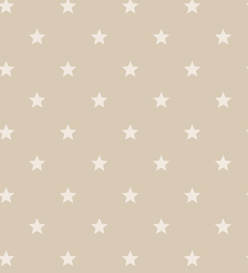 Papel pintado de estrellas fondo beige estilo infantil nórdico  Stella 684087
