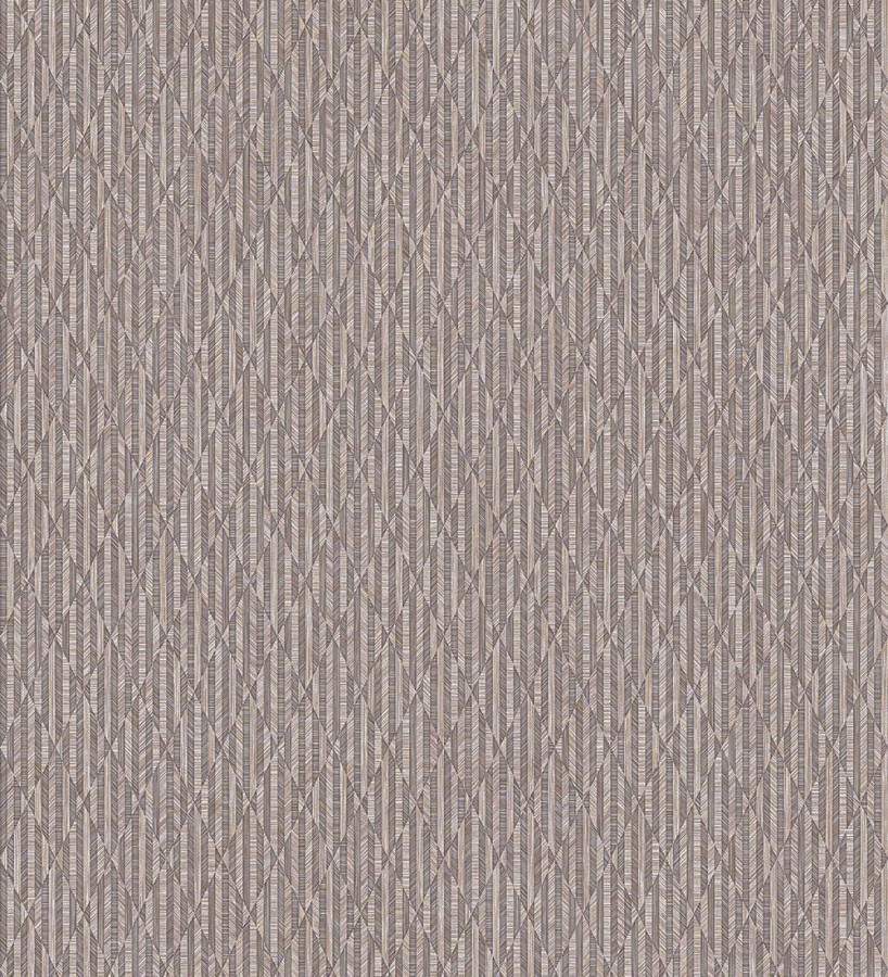 Papel pintado rombos malva metalizado de sutil elegancia geométrica  Zelda Radiant 684127