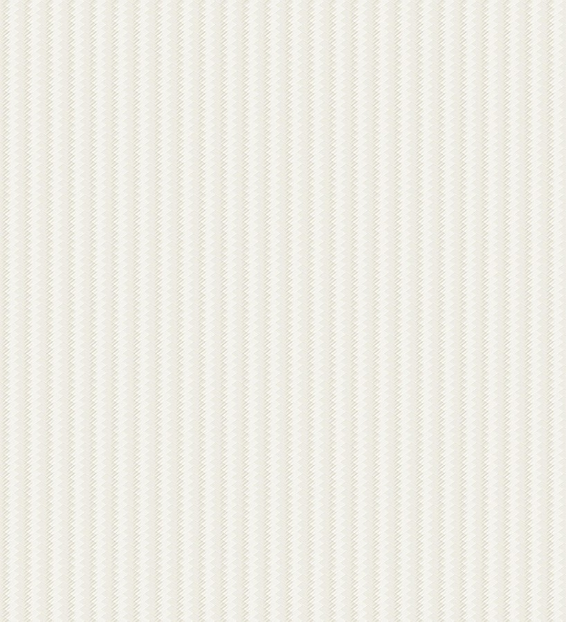 Papel pintado rayas en forma de espiga blanco metalizado sutil  Gerald Loft 684128