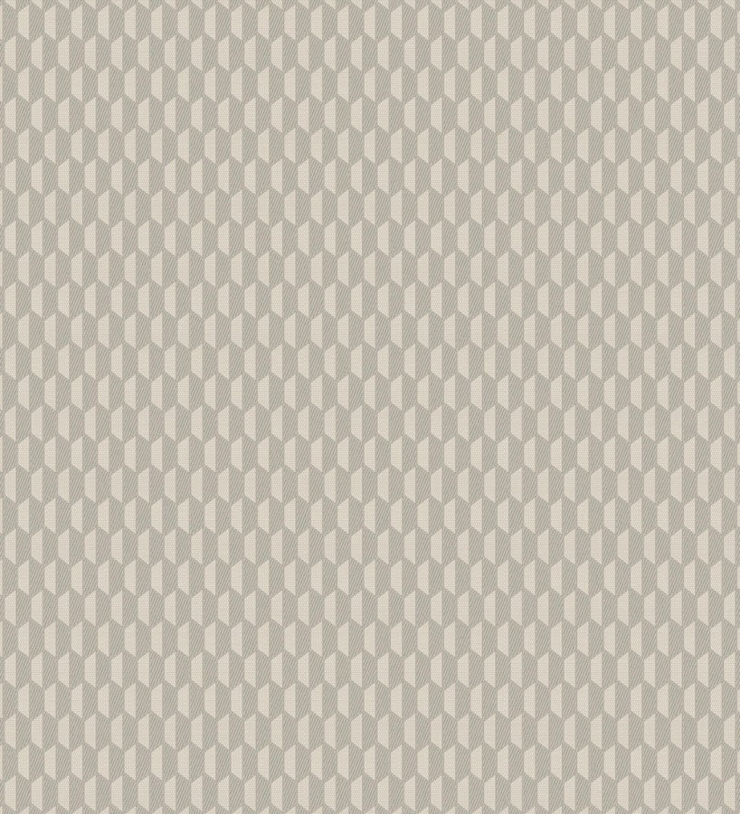 Papel pintado geometría óptica en relieve textil tono muesli  Carlton Gridded 684140