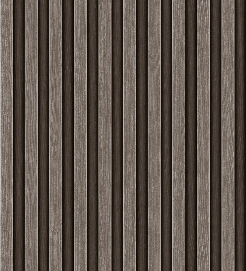 Papel pintado palillería de madera con vetas texturizadas en relieve  Alistair Tailored 684157