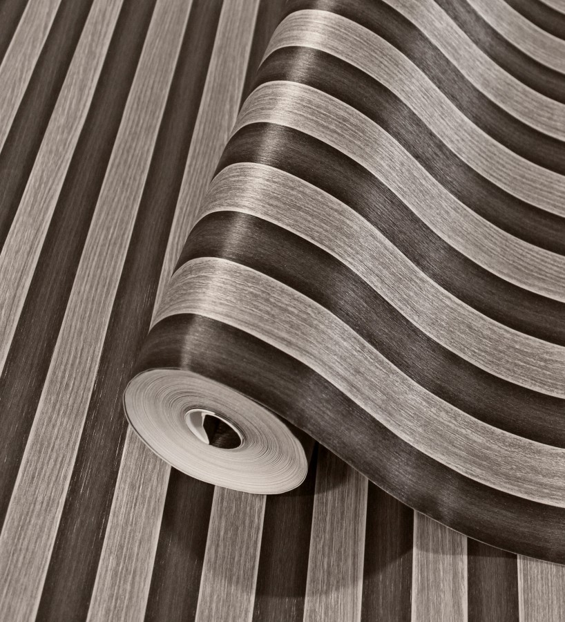 Papel pintado palillería de madera con vetas texturizadas en relieve  Alistair Tailored 684157