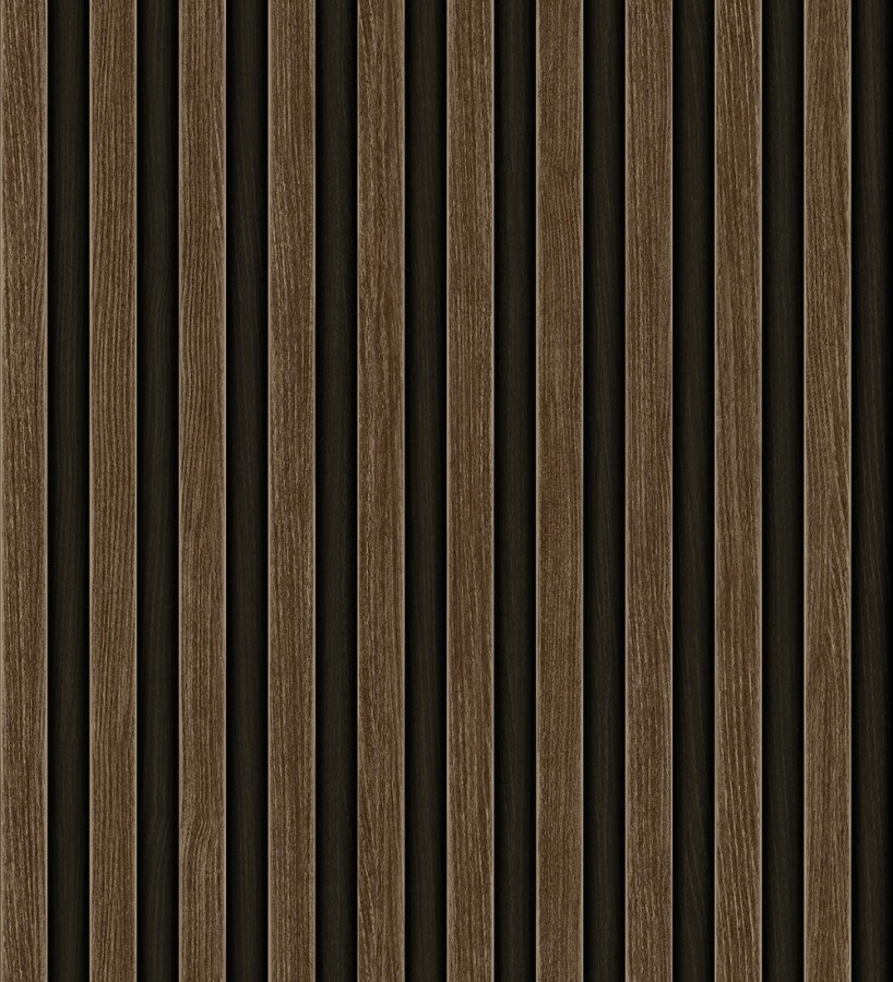 Papel pintado palillería de madera con vetas texturizadas en relieve  Alistair Tailored 684158