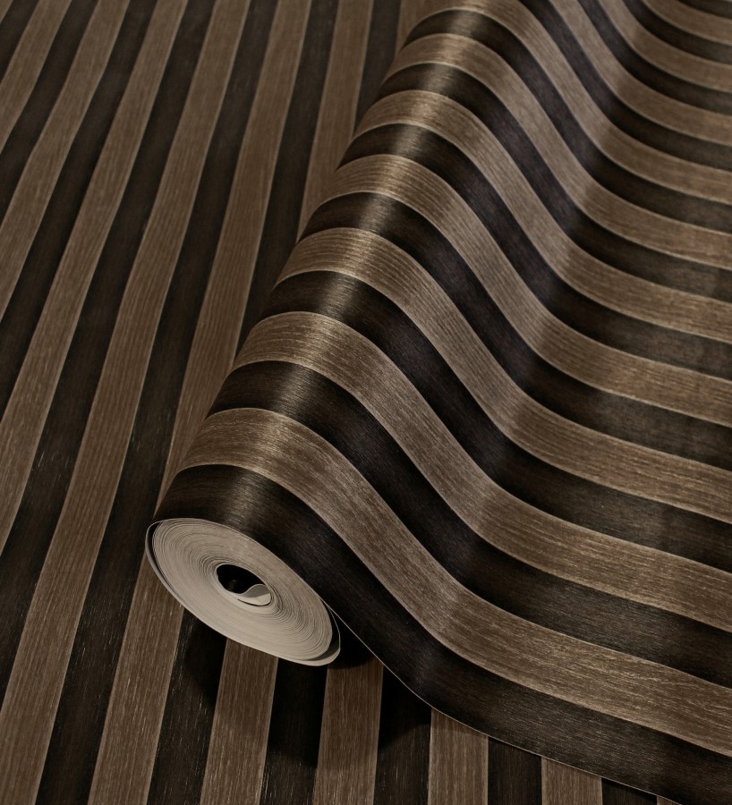 Papel pintado palillería de madera con vetas texturizadas en relieve  Alistair Tailored 684158
