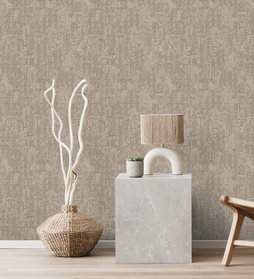 Papel pintado efecto seda de abacá en relieve textil artesanal  Montgomery Stately 684162