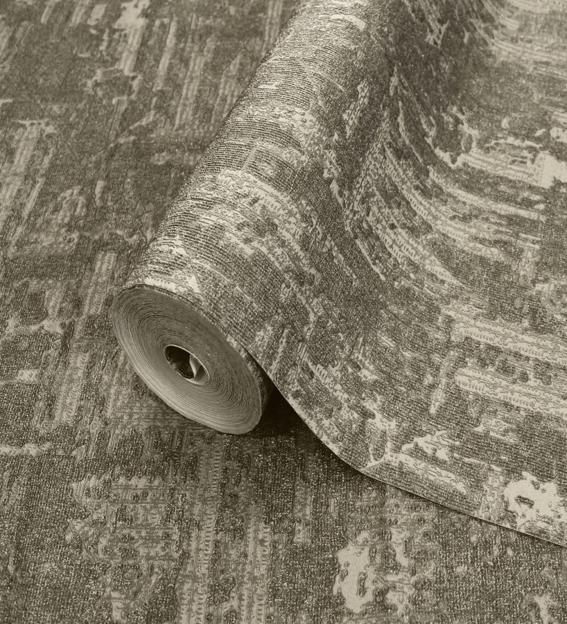 Papel pintado efecto seda de abacá en relieve textil artesanal  Montgomery Stately 684163