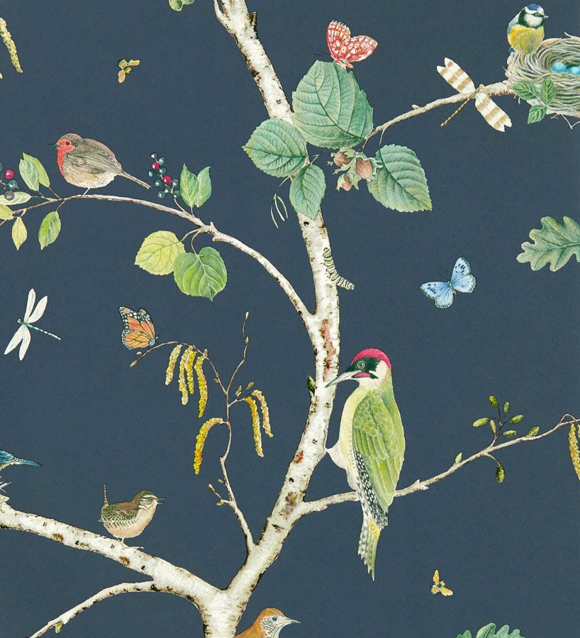 Papel pintado de pájaros y mariposas  Avon Birdie 684171