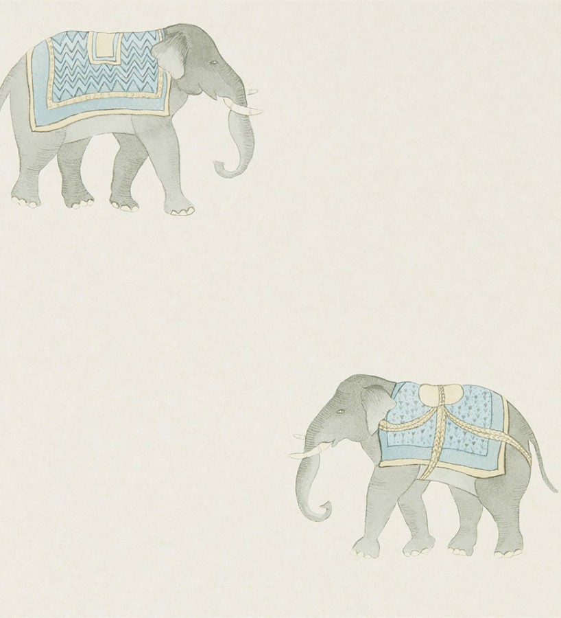 Papel pintado de elefantes de ceremonia en desfile oriental  Mysore Elephant 684174