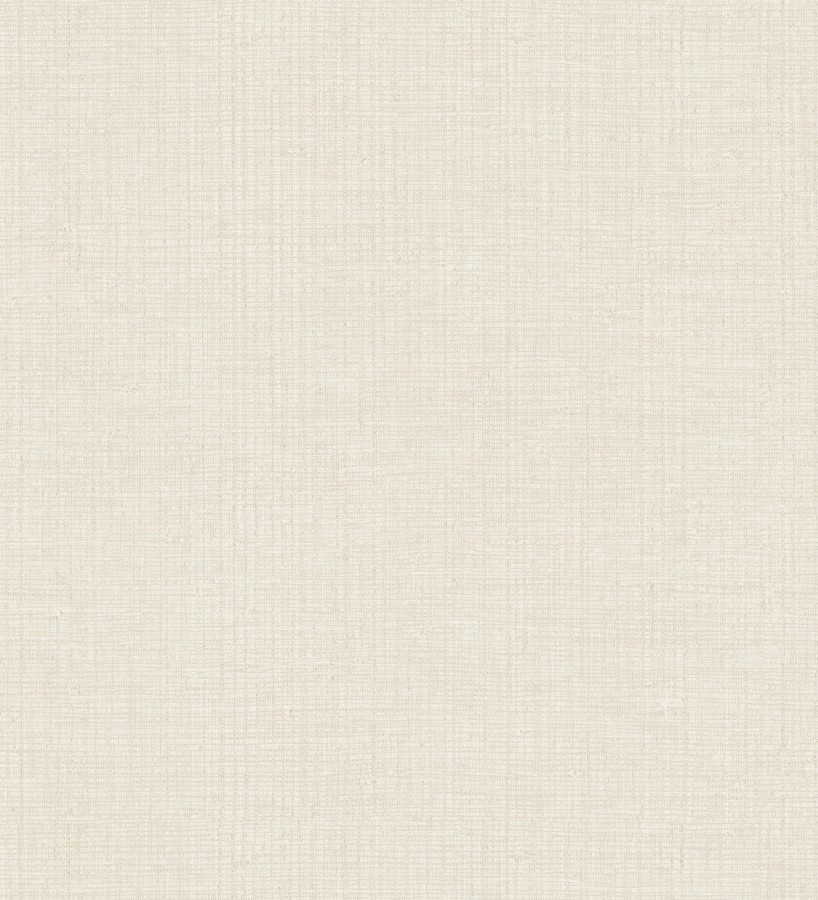 Papel pintado de textura rafia natural con relieve tono beige claro  Drava Coarse 684235