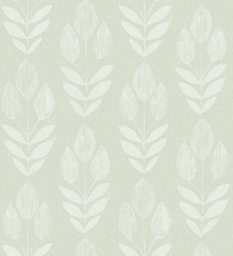 Papel pintado tulipanes textura lino y estilo provenzal  Early Tulipbud 684328
