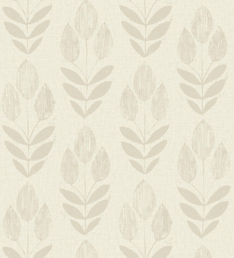 Papel pintado tulipanes textura lino y estilo provenzal  Early Tulipbud 684329