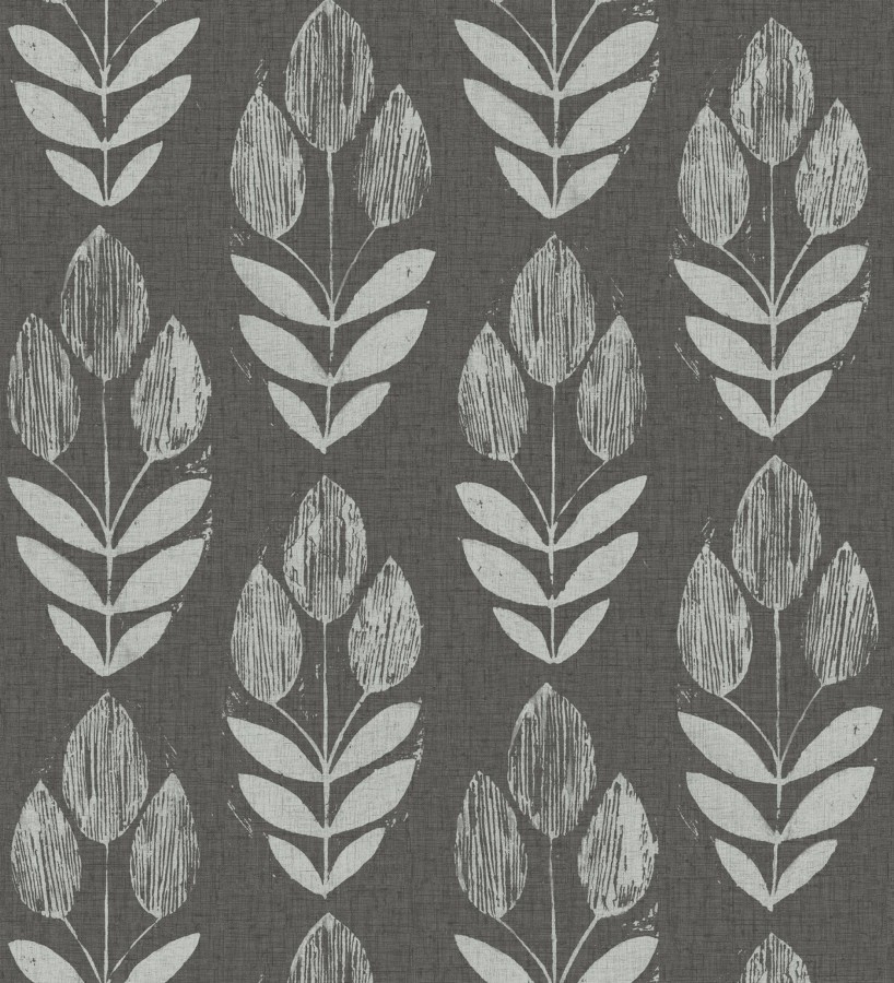 Papel pintado tulipanes textura lino y estilo provenzal  Early Tulipbud 684330