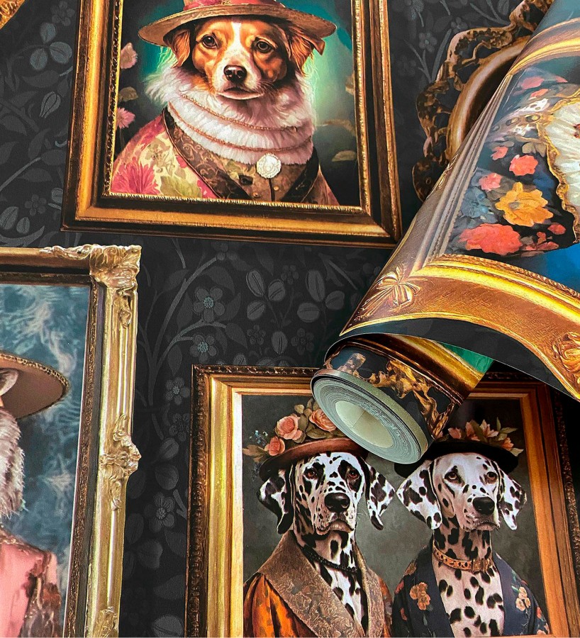 Papel pintado galería retratos animales aristócratas  Felix Dapper 684348