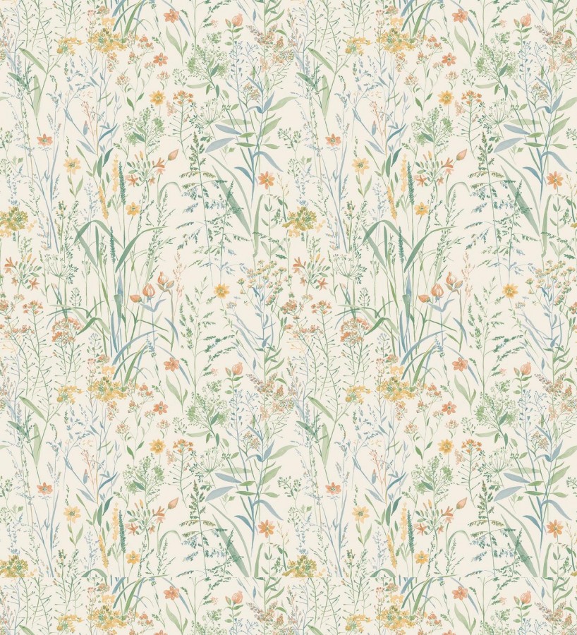 Papel pintado flores silvestres y espigas de campo  Sussex Breezy 684360