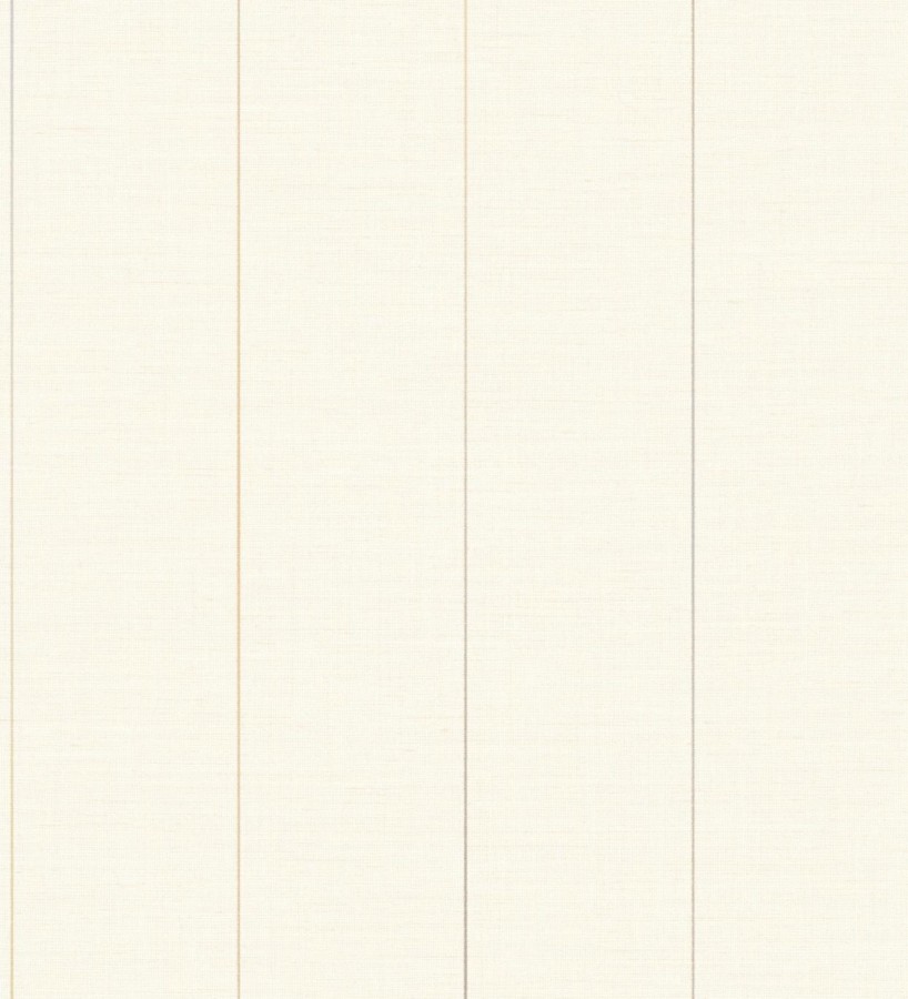 Papel pintado de rayas finas sobre lino tintado en blanco roto  Turia Striated 684380