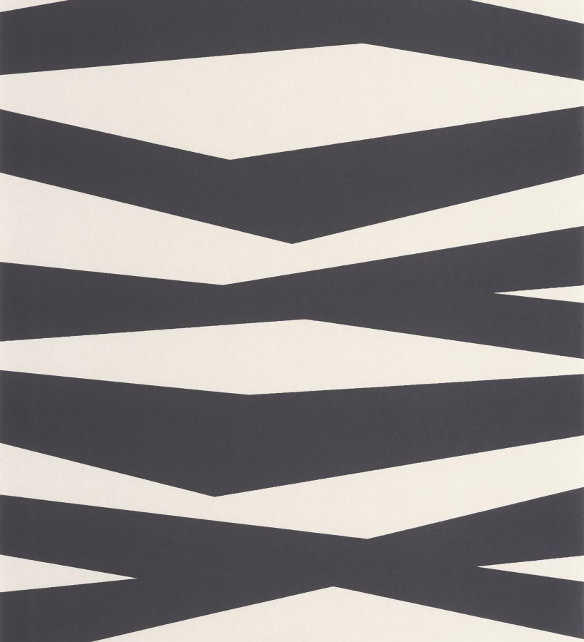 Papel pintado abstracción lineal en relieve arenoso tono gris carbón  Ibiza Intertwined 684396