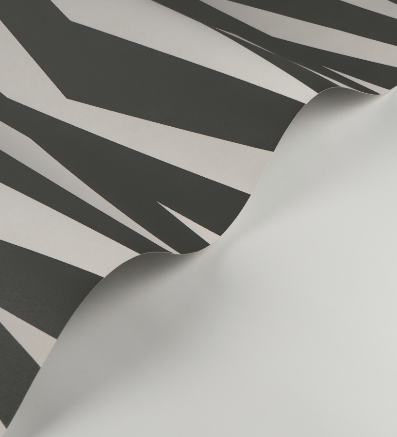 Papel pintado abstracción lineal en relieve arenoso tono gris carbón  Ibiza Intertwined 684396