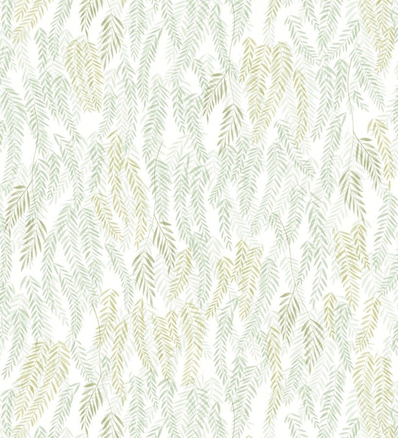 Papel pintado de hojas en tonos verdes  Lara Willow 684466