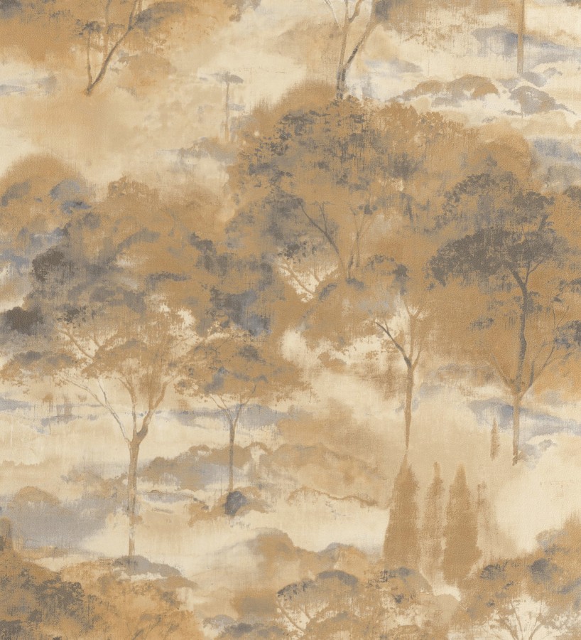 Papel pintado lienzo de árboles al óleo estilo impresionismo tradicional  Giverny Artistic 684498
