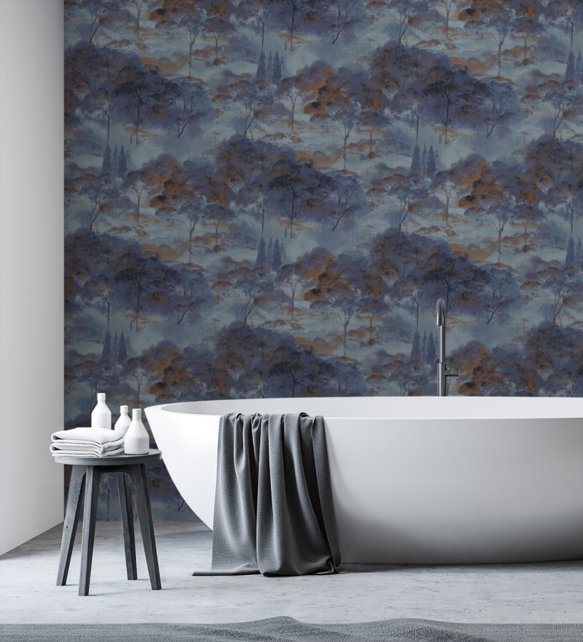Papel pintado lienzo de árboles al óleo estilo impresionismo tradicional  Giverny Artistic 684500