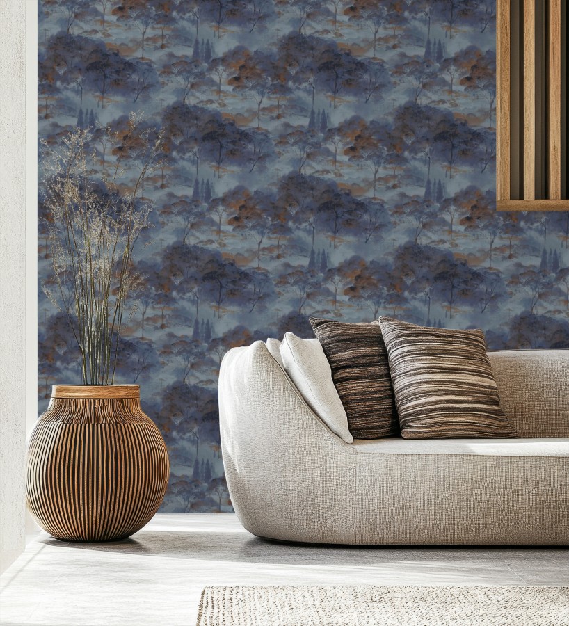Papel pintado lienzo de árboles al óleo estilo impresionismo tradicional  Giverny Artistic 684500