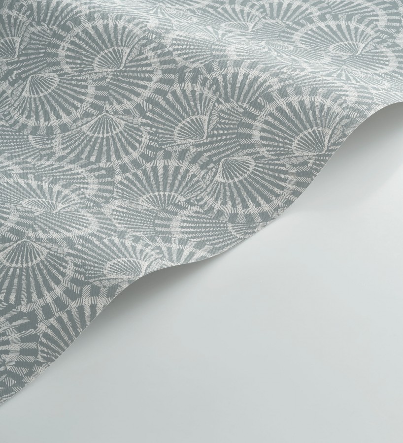 Papel pintado conchas marinas texturizadas en relieve textil  Salina Layered 684510