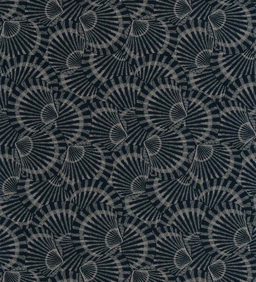 Papel pintado conchas marinas texturizadas en relieve textil  Salina Layered 684511