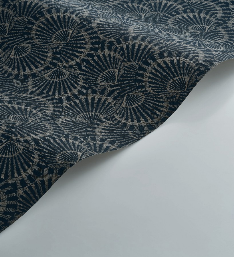 Papel pintado conchas marinas texturizadas en relieve textil  Salina Layered 684511