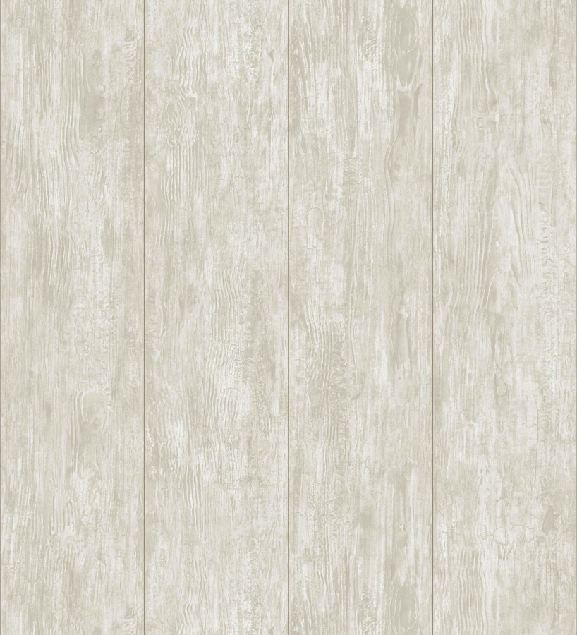 Papel pintado madera decapada beige tostada rústica  Hadson Boards 684521