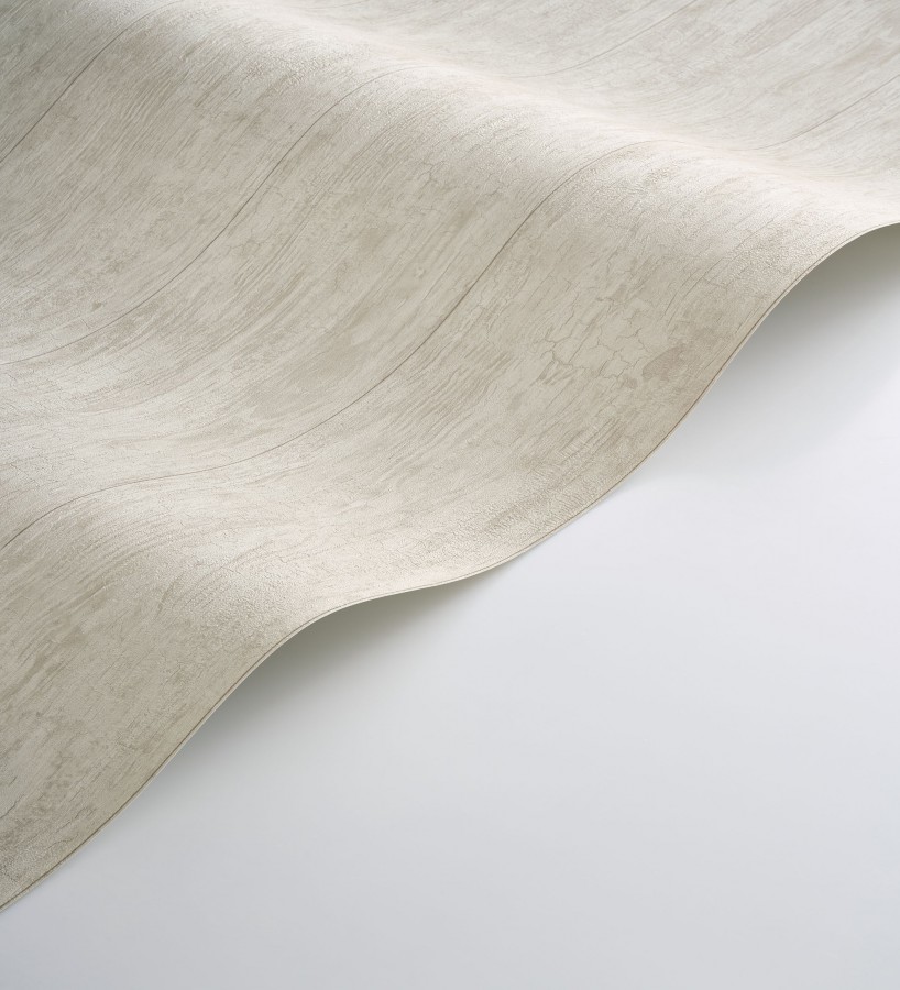 Papel pintado madera decapada beige tostada rústica  Hadson Boards 684521