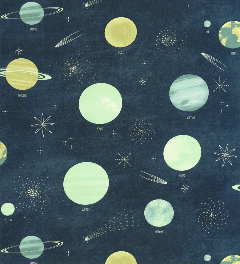 Papel pintado planetas sistema solar fondo azul noche  Juno Planetary 684551