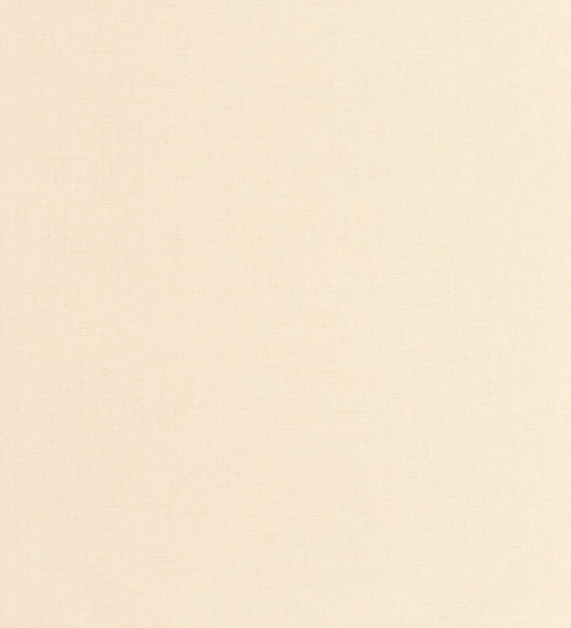 Papel pintado liso tejido de lino trama fina color crema  Batty Plain 684589